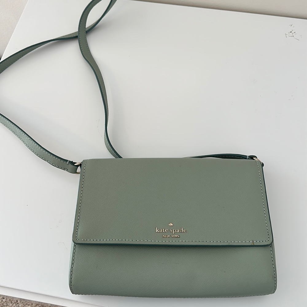 Kate Spade light pistachio cove street doddy purse